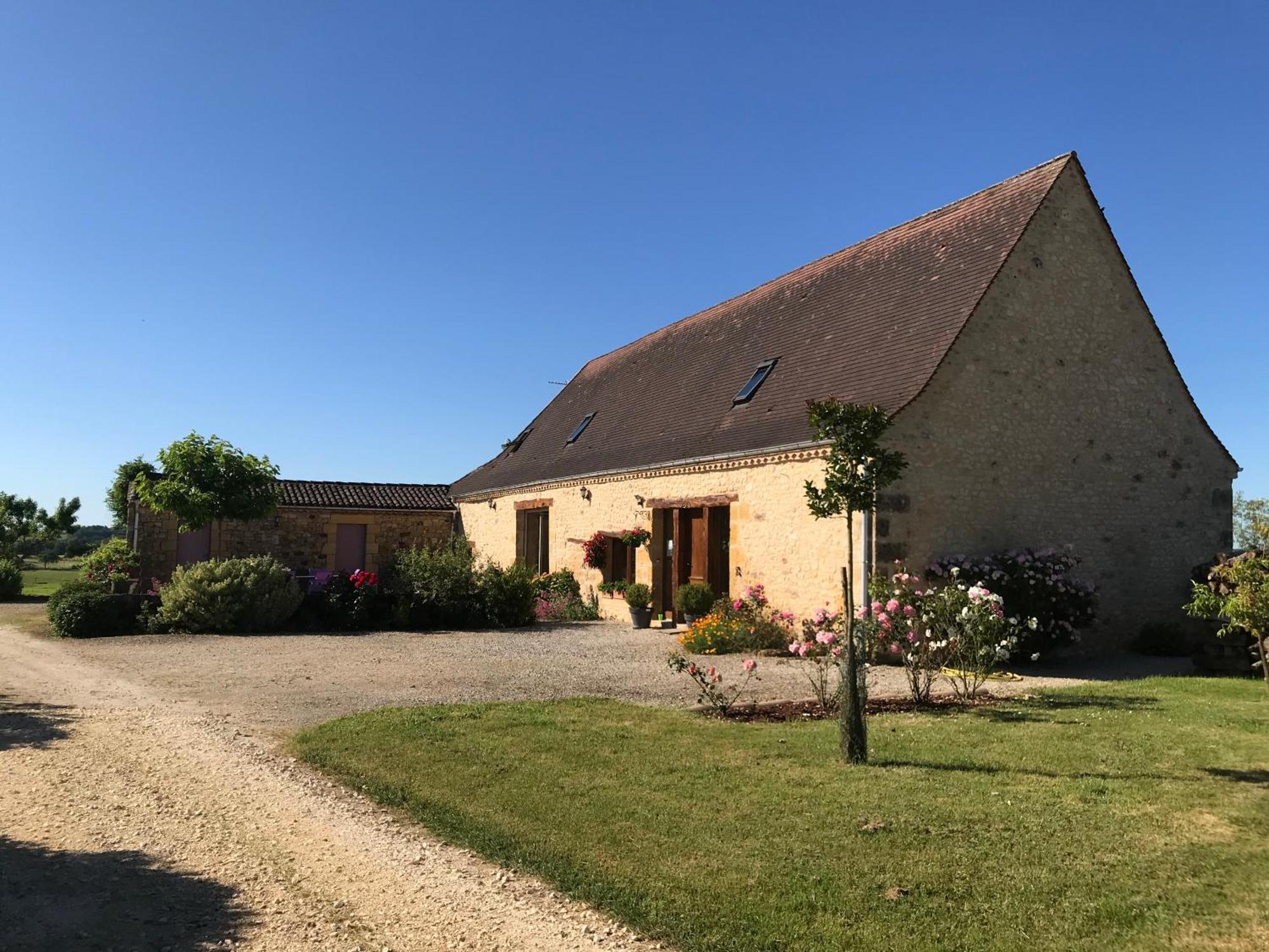 Chambre d'hôtes La Ferme de la Croix. Saint-Avit-Sénieur Exterior foto