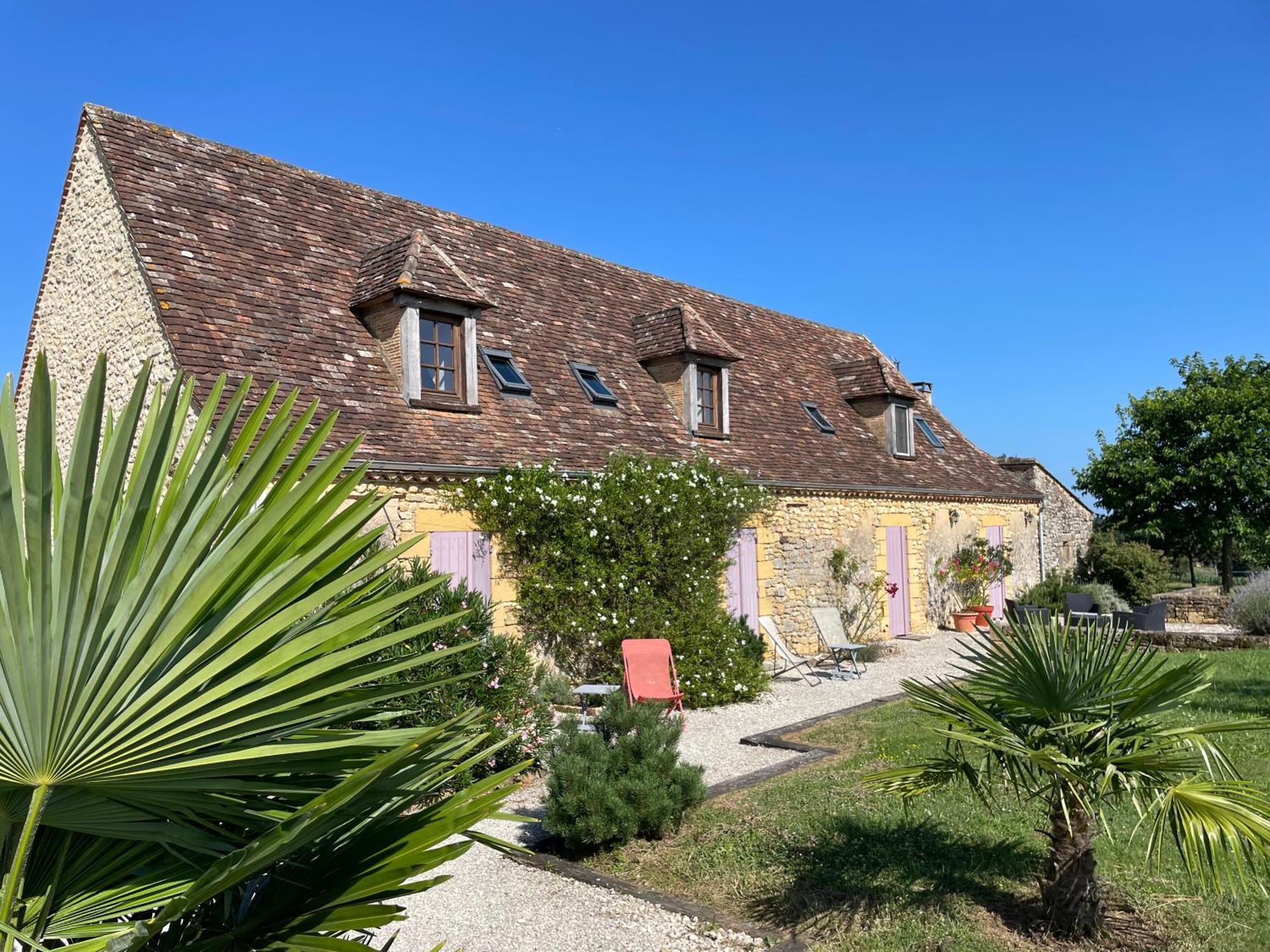 Chambre d'hôtes La Ferme de la Croix. Saint-Avit-Sénieur Exterior foto