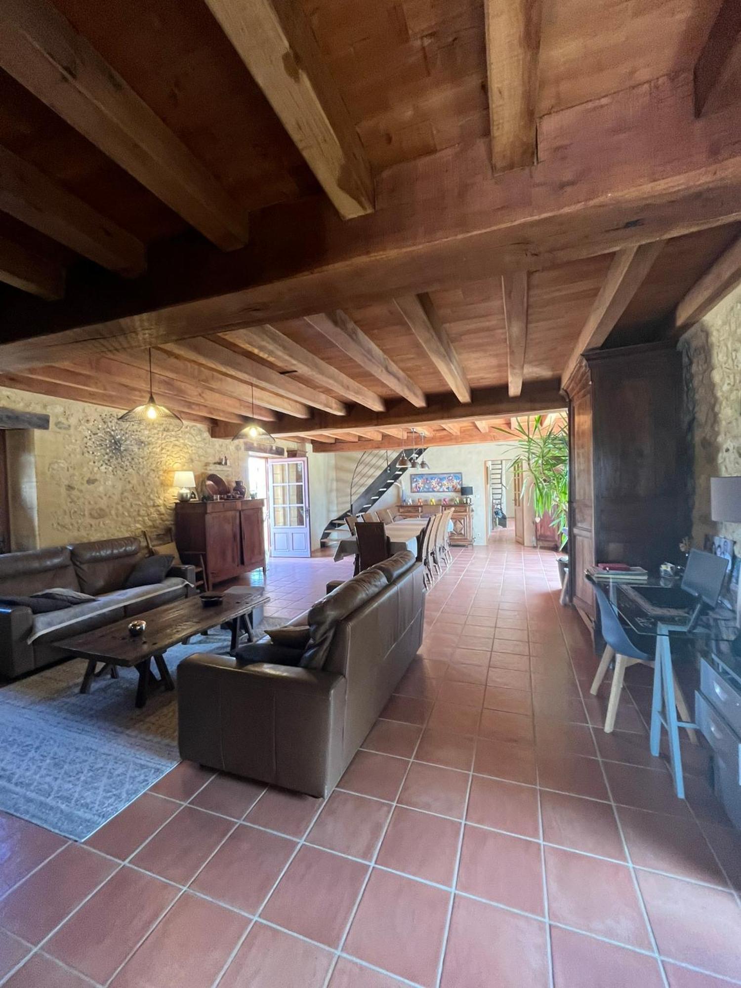 Chambre d'hôtes La Ferme de la Croix. Saint-Avit-Sénieur Exterior foto