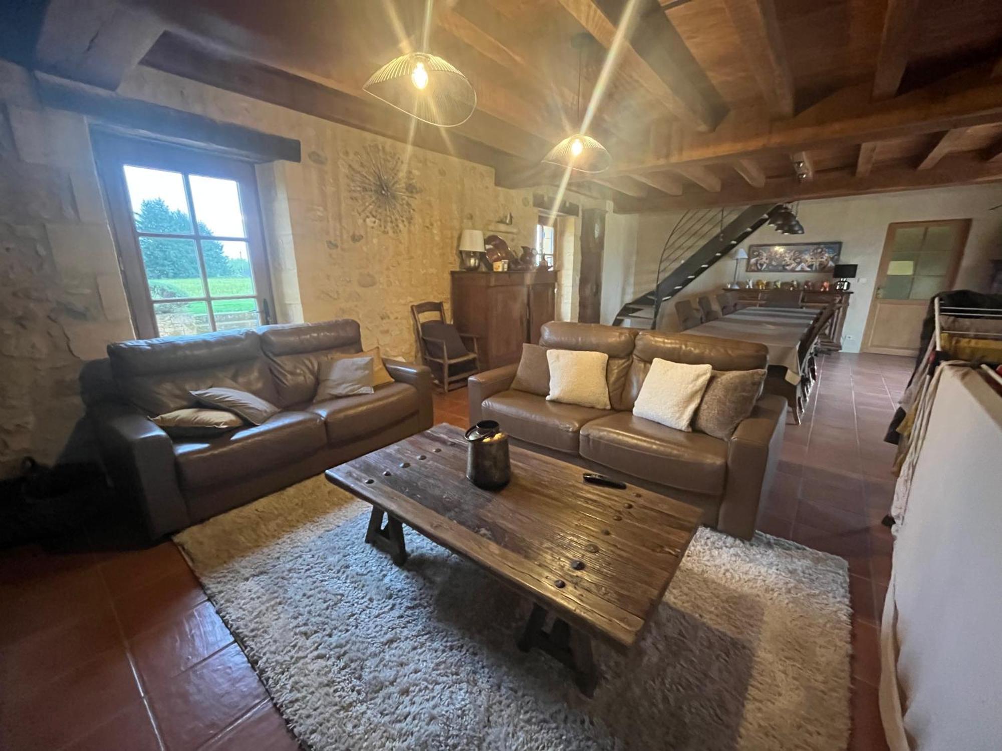 Chambre d'hôtes La Ferme de la Croix. Saint-Avit-Sénieur Exterior foto